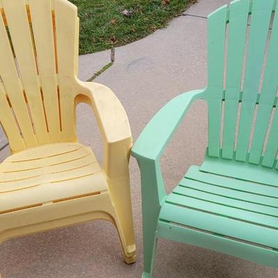 Sale Photo Thumbnail #242: Plastic Adirondack Chairs 
