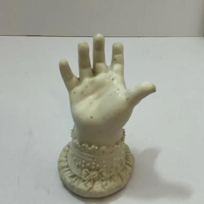 Antique Parian Ware Porcelain Victorian Ring Holder
