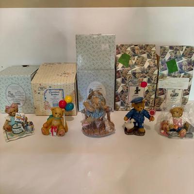 Lot Of 5 Cherished Teddies 