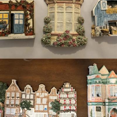 Lot Of Five Wall Plaques Brian Baker And More