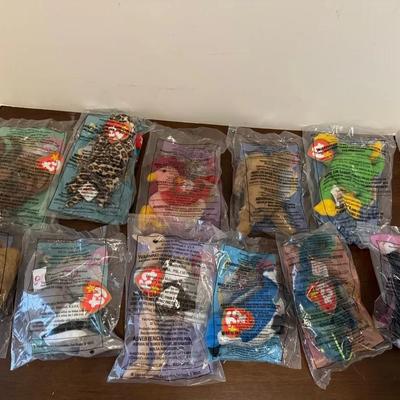 collection of McDonald's Teenie Beanie Babies