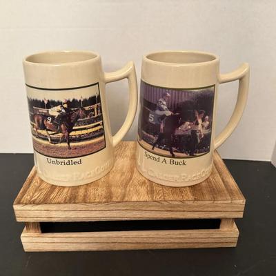Calder Race Horse Beer Steins Set Of Two