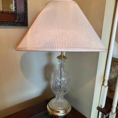 Beautiful Crystal Like Lamp