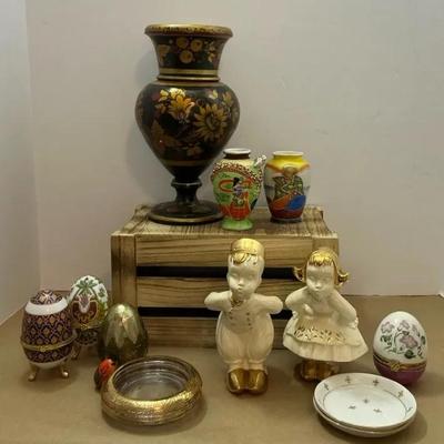 14 piece Unique Vintage Asian And USSR Decor