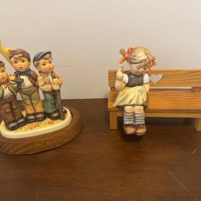 Hummel Traveling Trio And Nimble Fingers W/ Box