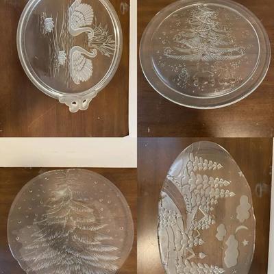 Lot Of Four Serving trays