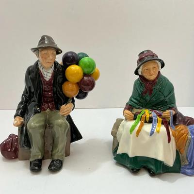 2pc Royal Dalton Figurines 