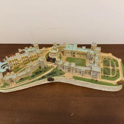 scale model of Windsor Castle By Danbury Mint