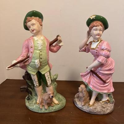 Boy And Girl Figurines