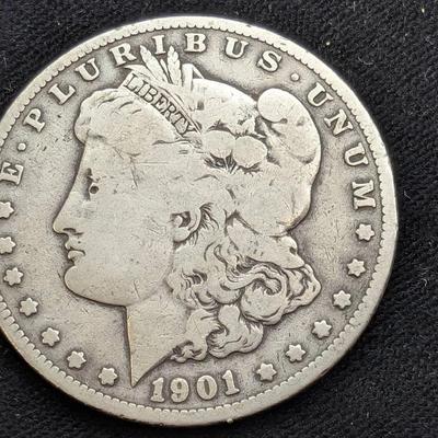 1901-S Morgan Silver Dollar 