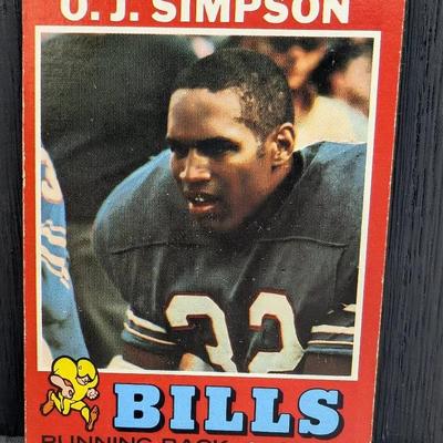 1971 Topps Football #260 O.J. Simpson