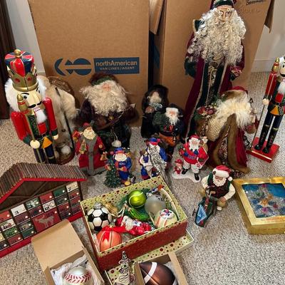 Great Group Of Christmas Ornaments And Decorations 