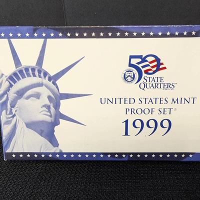 1999 Proof Set With State Quarters