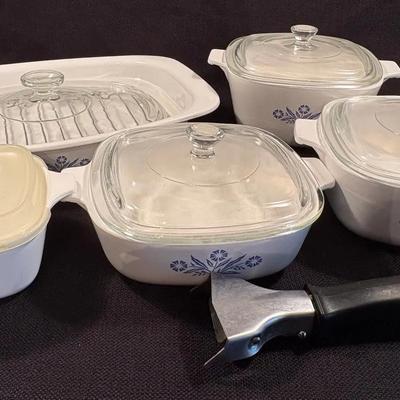 Blue Cornflower Corning Ware