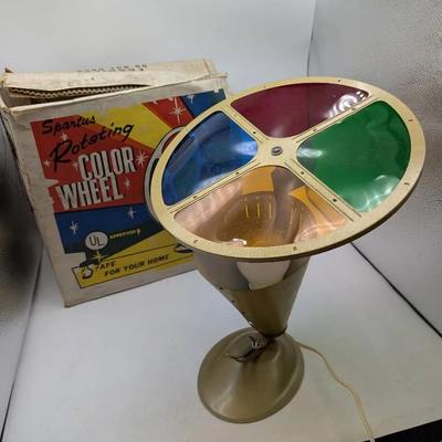 Vintage Spartus Rotating Color Wheel