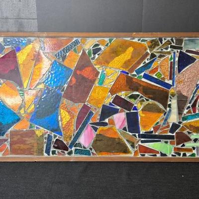 Glass Mosaic Handcrafted Vintage Wall Art