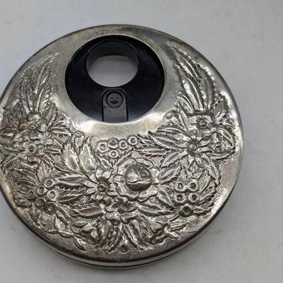 Kirk Stieff Repousse Round Perfume Atomizer