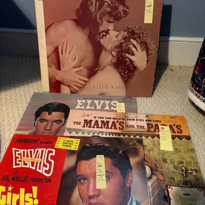 Vintage Vinyls-Elvis, Streisand, Mama’s & Papa’s & More