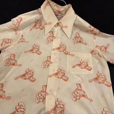 Vintage Elvis-Fruit Of The Loom-Golden Harvest Short Sleeve Shirt