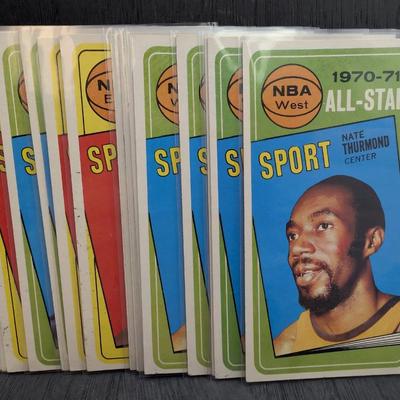 Group Of 1971 Topps Basketball All-Star Cards