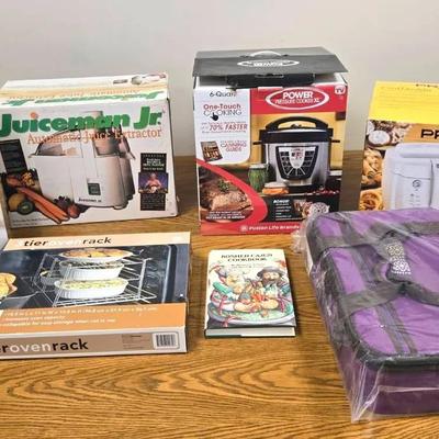 Pressure Cooker, Shark Steamer, Deep Fryer +