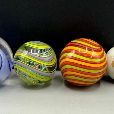 Vintage Art Glass Marble Lot 
