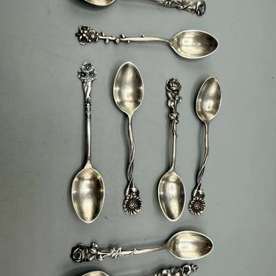 Reed And Barton Sterling Spoon Set 