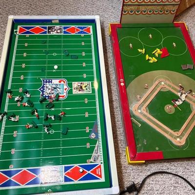  Vintage Tudor Electric Football And Baseball Games 