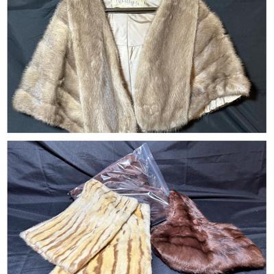 Mink Stole, Collars & Cuffs