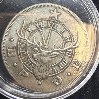 1908 Elk Membership Silver Coin Named 