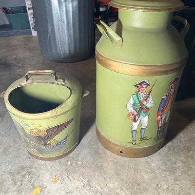 Steel Milk Milk Cans (2)