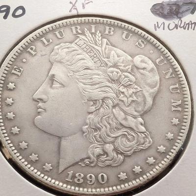 1890 Morgan Silver Dollar 
