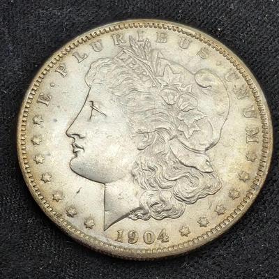 1904-O Morgan Silver Dollar 
