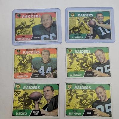 Group Of Topps 1968 Football Cards