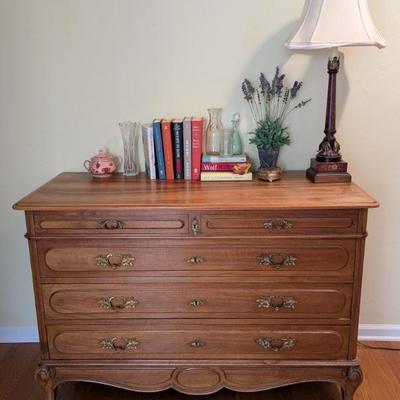 Sale Photo Thumbnail #67: Carved oak French style dresser