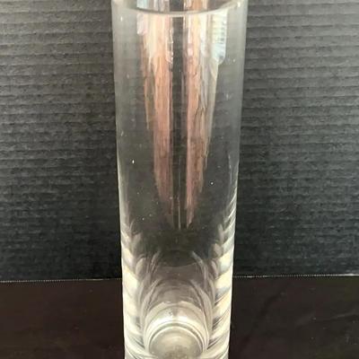 Tiffany & Co. Cylinder Crystal Vase