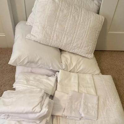 Queen Sheet Sets, Lightweight Quilt with Shams & Pillows 