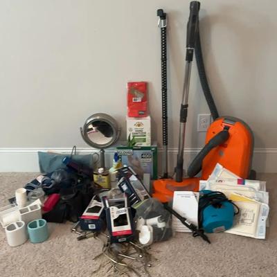 Kenmore Canister Vacuum, Kiato Steamer & Household Maintenance Items