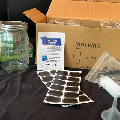 Ball Canning Jars & Mockins Glass Bottles 