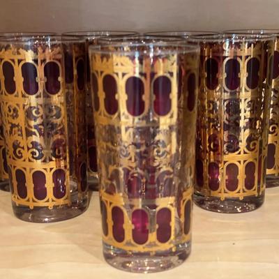 Vintage Culver “Azure” Glasses – Set of 8