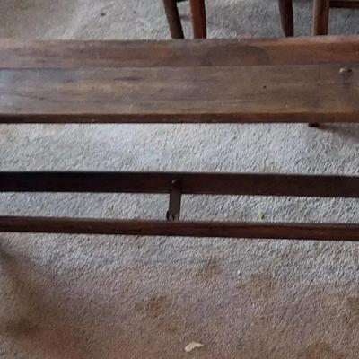 Primitive Wooden Bench – 47x11