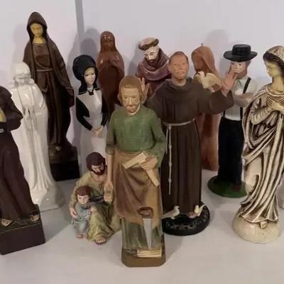 Statues Wood Porcelain 