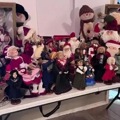Christmas Santa and Holiday Figure Collection