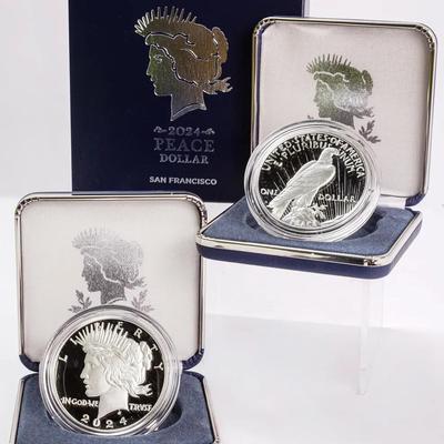 2024 S Peace 99.9% Proof Silver Dollars (2)