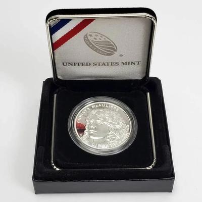 99.9% Silver Proof Dollar Coin - 2021 Christa McAuliffe