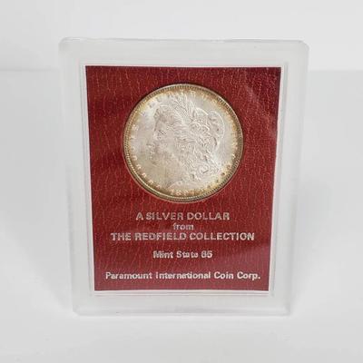 Redfield Collection 1897 S Morgan Dollar - 90% Silver, Paramount International 2 Of 2