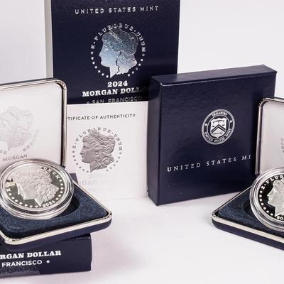 2024 S Morgan 99.9% Proof Silver Dollars (2)
