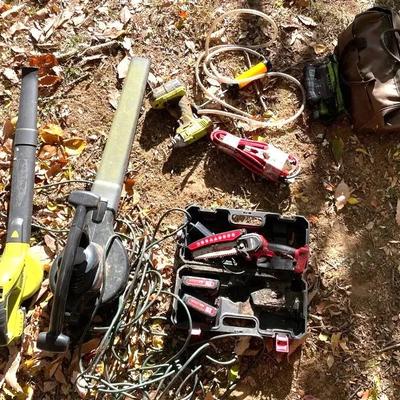 Electric Leaf Blowers, Miniature Chainsaw, And Other Tools