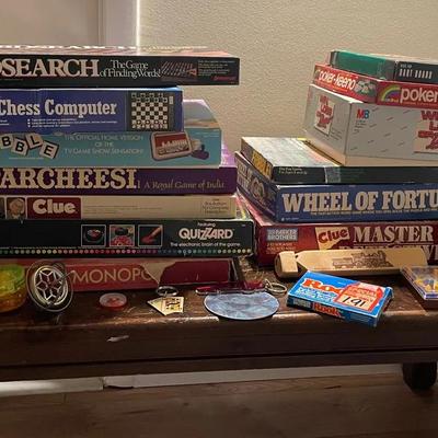 Vintage Board Game Collection & More Toys