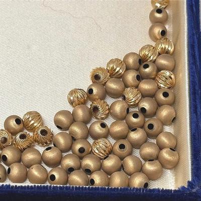 18k Bead Necklace Project, And Pivoting Earrings 